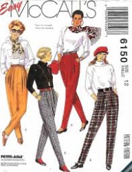 6150 EZ 3 HOUR PANTS STIRRUPS OR NOT PATTERN SZ 16
